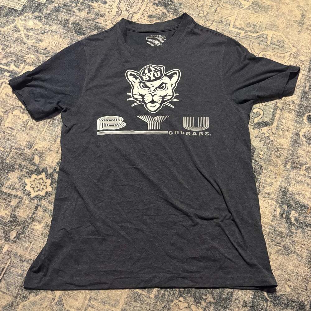 Original Retro Brand BYU Cougars Navy T-Shirt